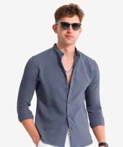 Casual Denim Chambray Shirt