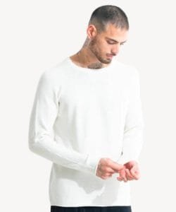 Neckless Ribbed Sweater