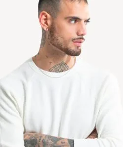 Neckless Ribbed Sweater