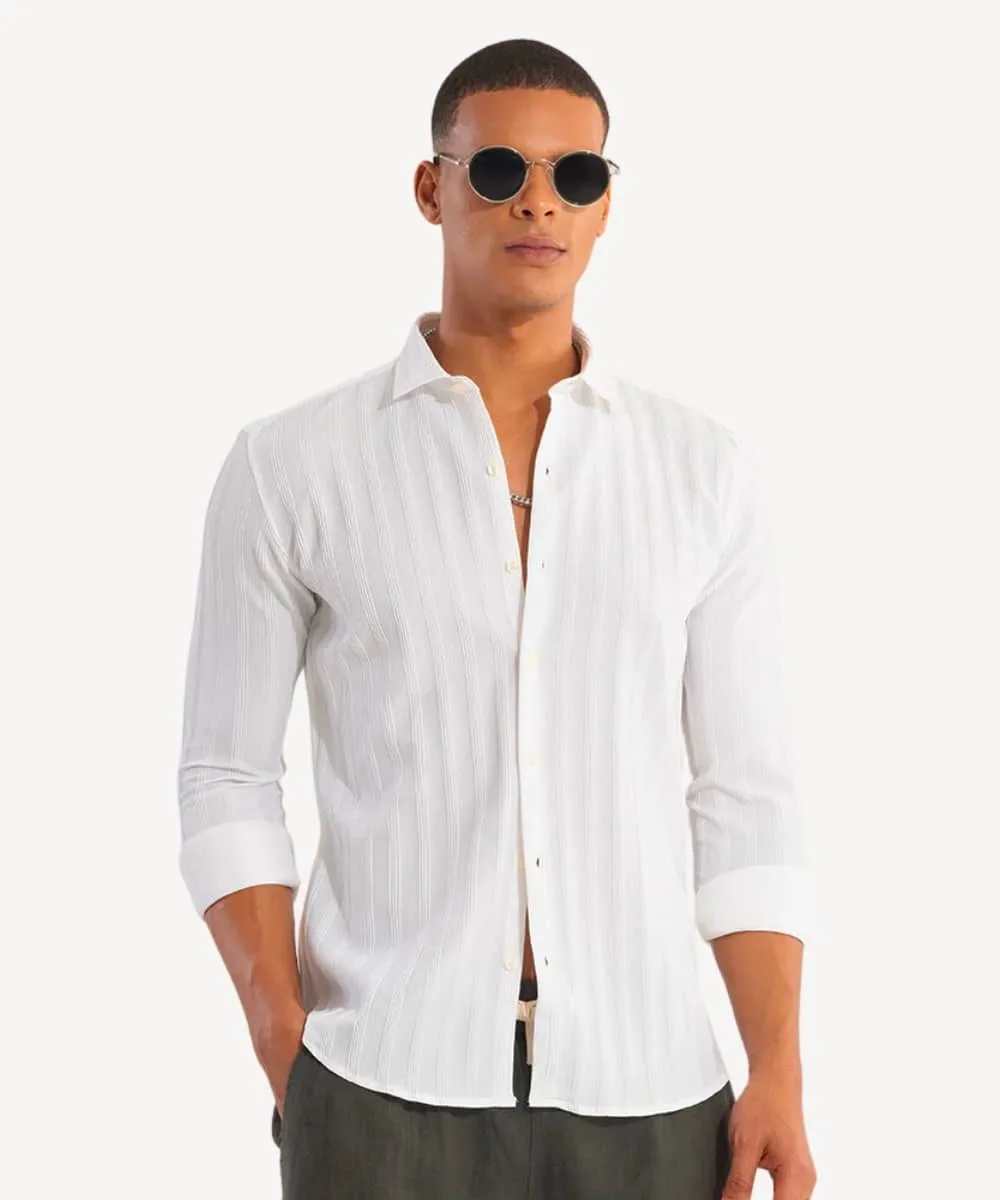 Striped Linen Summer Shirt