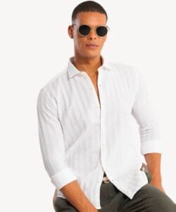 Striped Linen Summer Shirt