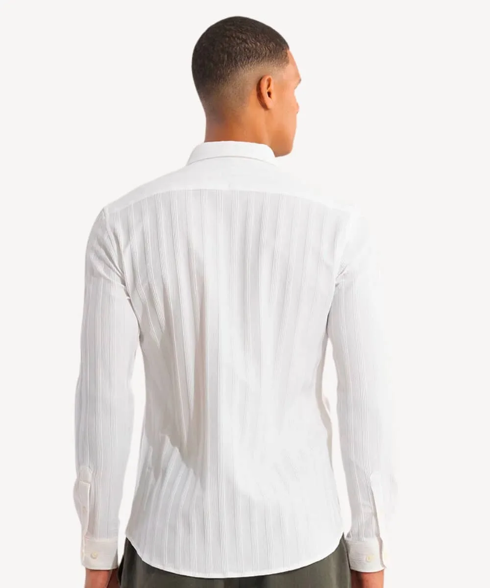 Striped Linen Summer Shirt - Image 2