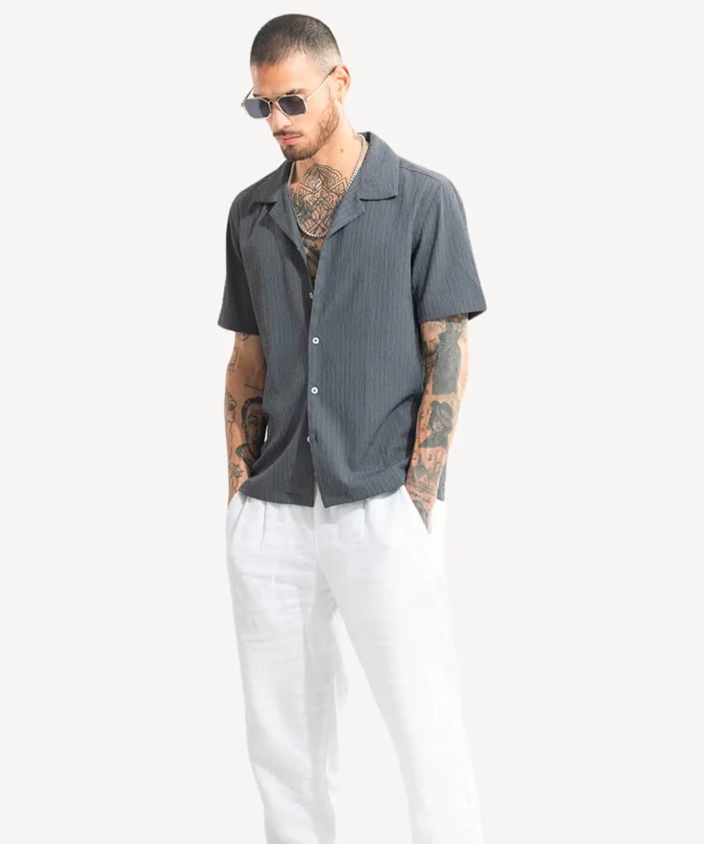 Modern Plaid Flannel Shirt - Image 4